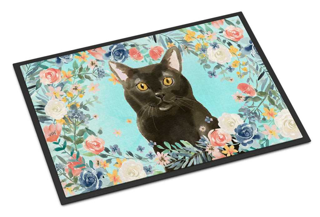 Bombay Spring Flowers Doormat Indoor Outdoor 18H X 27W Front Door Mat Rugs for Entryway, Non Slip Washable