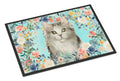Ragamuffin Spring Flowers Doormat Indoor Outdoor 24H X 36W Front Door Mat Rugs for Entryway, Non Slip Washable Low Pile,