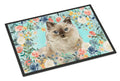 Ragdoll Spring Flowers Doormat Indoor Outdoor 24H X 36W Front Door Mat Rugs for Entryway, Non Slip Washable Low Pile,