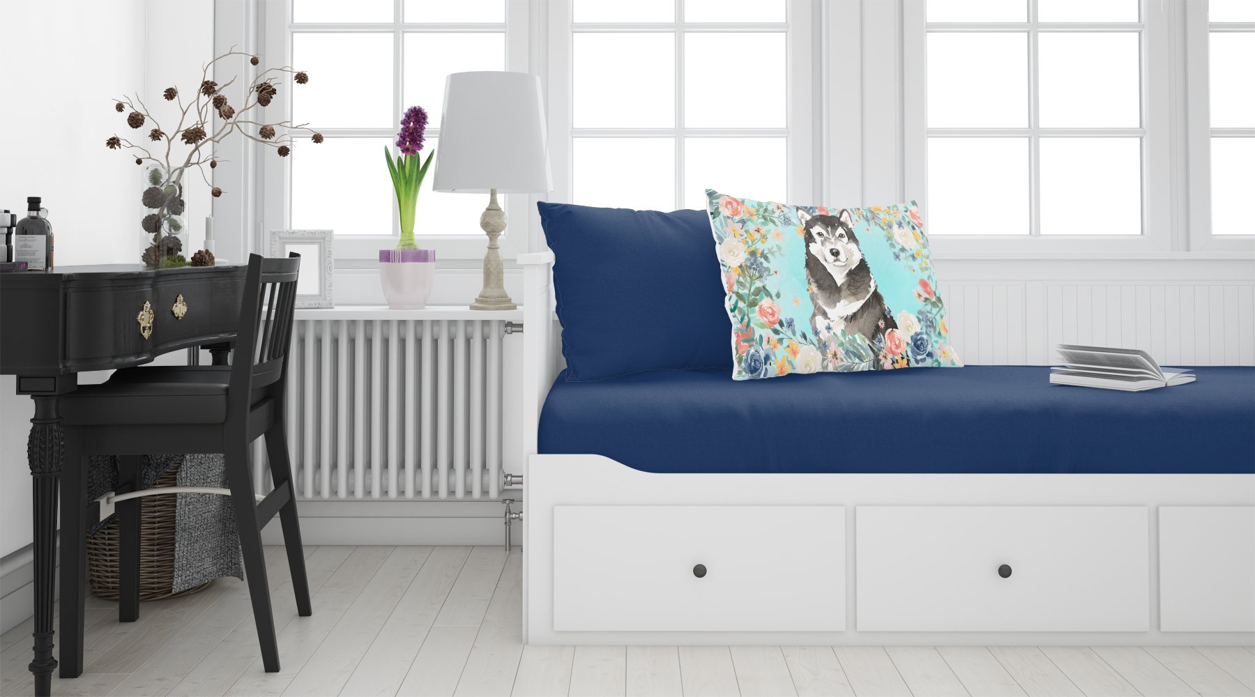 Alaskan Malamute Standard Pillowcase Lightweight Super Soft Easy Care Decorative Artwork Pillowcase, Standard