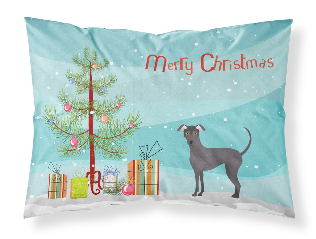 Argentine Pila Dog Christmas Tree Standard Pillowcase Lightweight Super Soft Easy Care Decorative Artwork Pillowcase, Standard