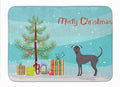 Argentine Pila Dog Christmas Tree Memory Foam Kitchen Mat Machine Washable Anti-Fatigue Cushion Comfort Bath or Kitchen Rug
