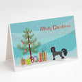 Chinese Crested Christmas Tree Greeting Cards Pack of 8 Blank Cards with Envelopes Whimsical A7 Size 5x7