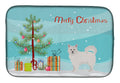Italian Spitz Christmas Tree Dish Drying Mat Absorbent Dish Drying Mat Pad for Kitchen Counter Dish Drainer Mat for Countertop, 14 x 21", Multicolor