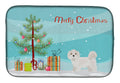 Kyi-Leo Christmas Tree Dish Drying Mat Absorbent Dish Drying Mat Pad for Kitchen Counter Dish Drainer Mat for Countertop, 14 x 21", Multicolor