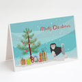 Lowchen or Little Lion Dog Christmas Tree Greeting Cards Pack of 8 Blank Cards with Envelopes Whimsical A7 Size 5x7