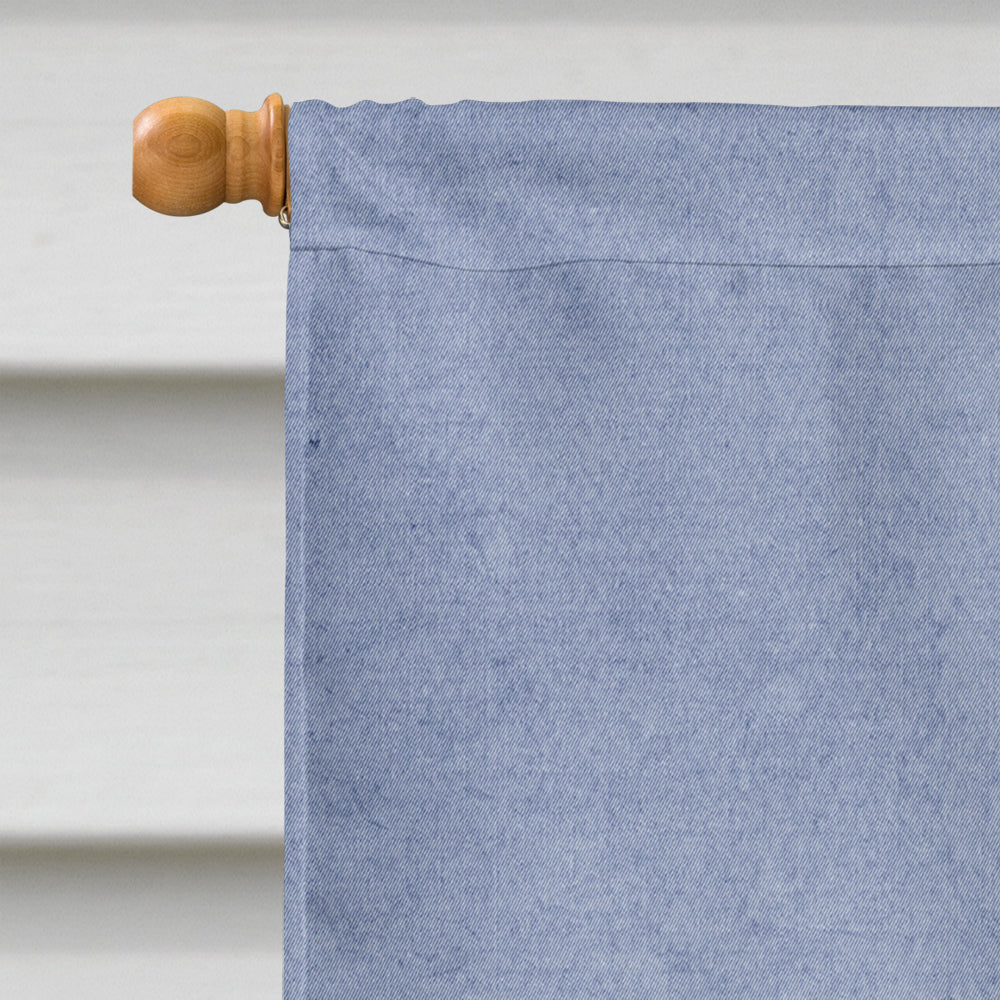 Basset Hound Welcome House Flag 28x40 Porch Sleeve Pole Decorative Outside Yard Banner Artwork Wall Hanging, Polyester