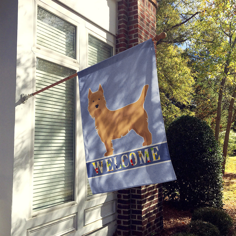 Airedale Terrier Welcome House Flag 28x40 Porch Sleeve Pole Decorative Outside Yard Banner Artwork Wall Hanging, Polyester