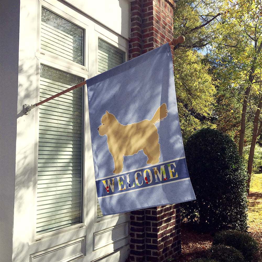 Westiepoo #1 Welcome House Flag 28x40 Porch Sleeve Pole Decorative Outside Yard Banner Artwork Wall Hanging, Polyester