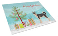 Gerberian Shepsky #2 Christmas Tree Cutting Board Tempered Glass Kitchen Cutting Surface, Heat Resistant Chopping, Non-Slip Feet, Food Prep & Serving