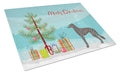 Longdog Christmas Tree Cutting Board Tempered Glass Kitchen Cutting Surface, Heat Resistant Chopping, Non-Slip Feet, Food Prep & Serving