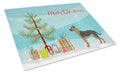 Shepherd Pit Mix #1 Christmas Tree Cutting Board Tempered Glass Kitchen Cutting Surface, Heat Resistant Chopping, Non-Slip Feet, Food Prep & Serving