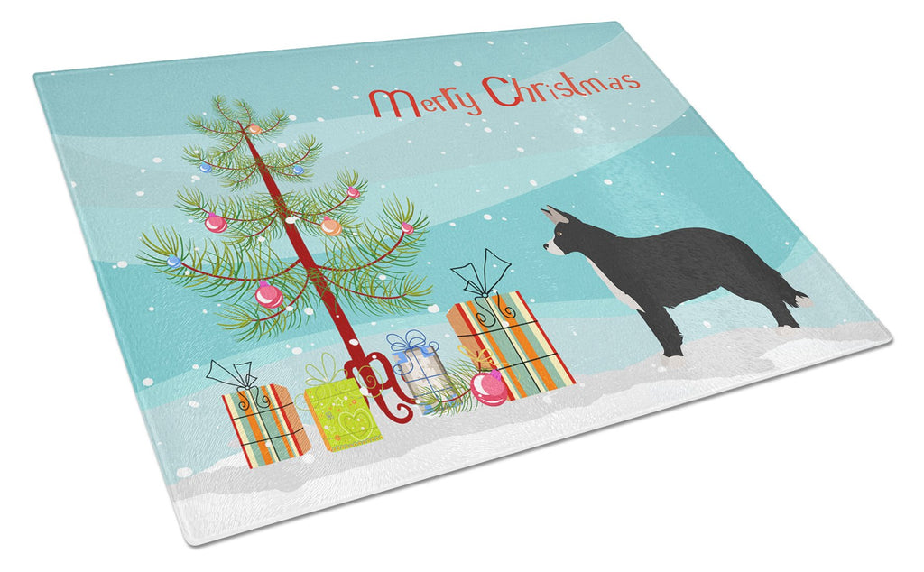 Shollie #1 Christmas Tree Cutting Board Tempered Glass Kitchen Cutting Surface, Heat Resistant Chopping, Non-Slip Feet, Food Prep & Serving