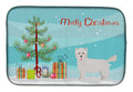 Westiepoo #2 Christmas Tree Dish Drying Mat Absorbent Dish Drying Mat Pad for Kitchen Counter Dish Drainer Mat for Countertop, 14 x 21", Multicolor