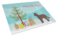 Whoodle #1 Christmas Tree Cutting Board Tempered Glass Kitchen Cutting Surface, Heat Resistant Chopping, Non-Slip Feet, Food Prep & Serving