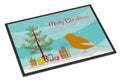 Norwich Canary Merry Christmas Doormat Indoor Outdoor 18H X 27W Front Door Mat Rugs for Entryway, Non Slip Washable
