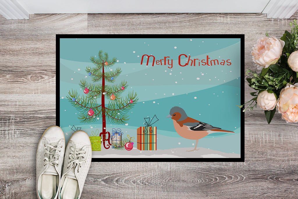 Finch Merry Christmas Doormat Indoor Outdoor 24H X 36W Front Door Mat Rugs for Entryway, Non Slip Washable Low Pile,