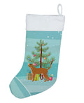 Red Abyssinian Cat Christmas Holiday Stocking Double-Sided Print, Polyester Suede,11x18, Made in USA