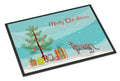 Cheetoh Cat Christmas Doormat Indoor Outdoor 24H X 36W Front Door Mat Rugs for Entryway, Non Slip Washable Low Pile,
