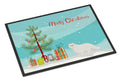 Chinchilla Persian Longhair Cat Christmas Doormat Indoor Outdoor 24H X 36W Front Door Mat Rugs for Entryway, Non Slip Washable Low Pile,
