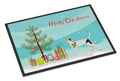 Cornish Rex Cat Christmas Doormat Indoor Outdoor 18H X 27W Front Door Mat Rugs for Entryway, Non Slip Washable