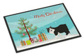 Cymric Cat Christmas Doormat Indoor Outdoor 24H X 36W Front Door Mat Rugs for Entryway, Non Slip Washable Low Pile,