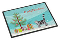 Foldex Exotic Fold Cat Christmas Doormat Indoor Outdoor 24H X 36W Front Door Mat Rugs for Entryway, Non Slip Washable Low Pile,