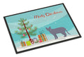 Korat Cat Christmas Doormat Indoor Outdoor 18H X 27W Front Door Mat Rugs for Entryway, Non Slip Washable