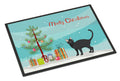 Malayan Cat Christmas Doormat Indoor Outdoor 18H X 27W Front Door Mat Rugs for Entryway, Non Slip Washable