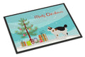 Manx Cat Christmas Doormat Indoor Outdoor 18H X 27W Front Door Mat Rugs for Entryway, Non Slip Washable