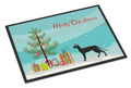 Oriental Shorthair Cat Christmas Doormat Indoor Outdoor 18H X 27W Front Door Mat Rugs for Entryway, Non Slip Washable