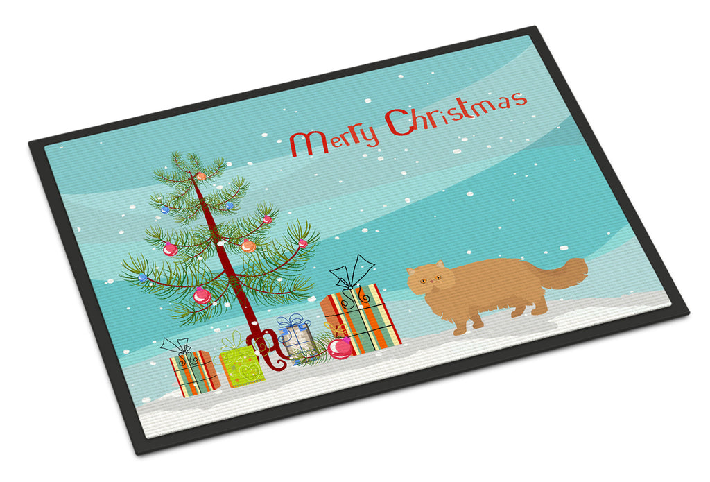 Persian Modern Cat Christmas Doormat Indoor Outdoor 18H X 27W Front Door Mat Rugs for Entryway, Non Slip Washable