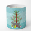 Russian Blue Cat Christmas Decorative Soy Candle Nature Soy Wax Essential Oil Home Decor Ideal for Bedroom Kitchen Bath Office Gift, 10 oz