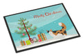 Skookum Cat Christmas Doormat Indoor Outdoor 24H X 36W Front Door Mat Rugs for Entryway, Non Slip Washable Low Pile,