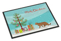 Toyger Cat Christmas Doormat Indoor Outdoor 24H X 36W Front Door Mat Rugs for Entryway, Non Slip Washable Low Pile,