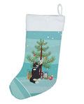 American Polydactyl Cat Christmas Holiday Stocking Double-Sided Print, Polyester Suede,11x18, Made in USA