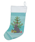 Korat Cat Christmas Holiday Stocking Double-Sided Print, Polyester Suede,11x18, Made in USA
