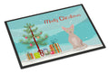 Minskin Cat Christmas Doormat Indoor Outdoor 24H X 36W Front Door Mat Rugs for Entryway, Non Slip Washable Low Pile,