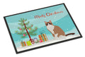 Snowshoe Cat Christmas Doormat Indoor Outdoor 24H X 36W Front Door Mat Rugs for Entryway, Non Slip Washable Low Pile,