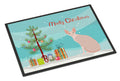 Sphynx Cat Christmas Doormat Indoor Outdoor 18H X 27W Front Door Mat Rugs for Entryway, Non Slip Washable