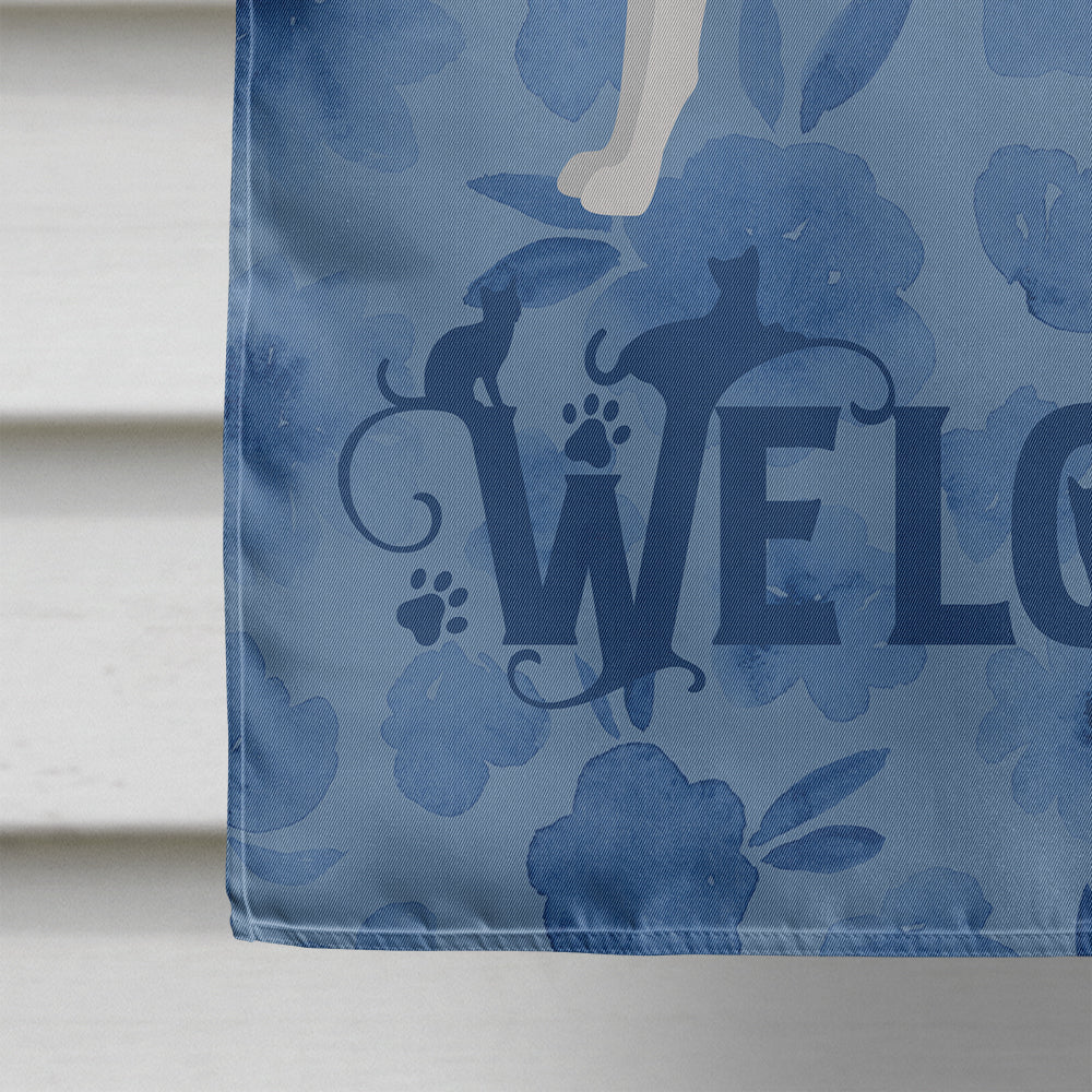 Oriental Shorthair #2 Cat Welcome House Flag 28x40 Porch Sleeve Pole Decorative Outside Yard Banner Artwork Wall Hanging, Polyester
