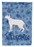 Peterbald #2 Cat Welcome House Flag 28x40 Porch Sleeve Pole Decorative Outside Yard Banner Artwork Wall Hanging, Polyester