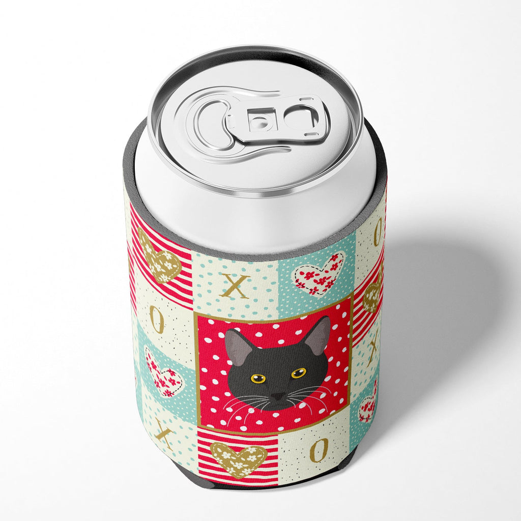 Bombay Cat Love Can or Bottle Hugger Cooler Sleeve for Standard 12 oz Cans, Insulated Foam Beer & Soda Can Hugger Reusable