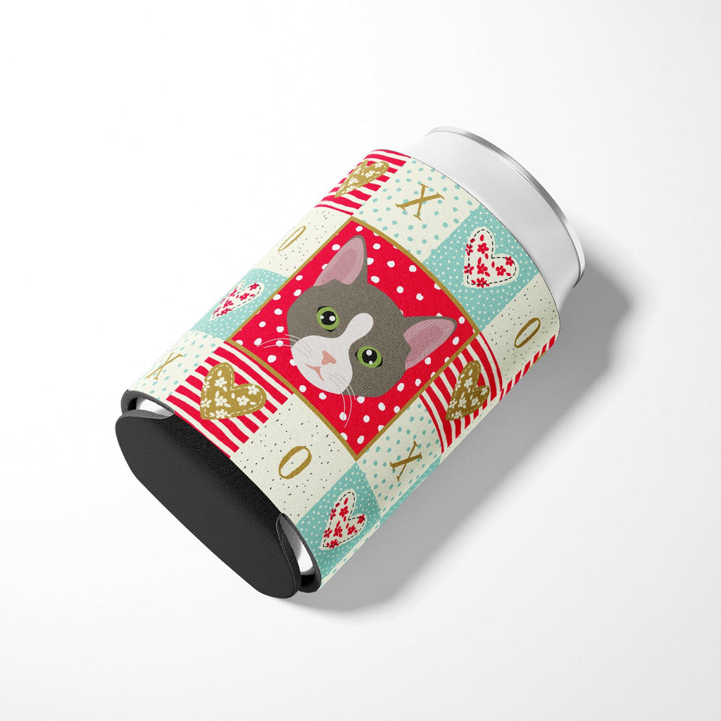 Brazilian Shorthair Cat Love Can or Bottle Hugger Cooler Sleeve for Standard 12 oz Cans, Insulated Foam Beer & Soda Can Hugger Reusable