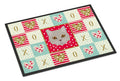Brazilian Semi Longhair Cat Love Doormat Indoor Outdoor 24H X 36W Front Door Mat Rugs for Entryway, Non Slip Washable Low Pile,