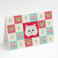 Chinchilla Persian Longhair Cat Love Greeting Cards Pack of 8 Blank Cards with Envelopes Whimsical A7 Size 5x7