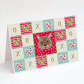 European Burmese Cat Love Greeting Cards Pack of 8 Blank Cards with Envelopes Whimsical A7 Size 5x7