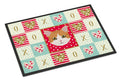 European Shorthair Cat Love Doormat Indoor Outdoor 24H X 36W Front Door Mat Rugs for Entryway, Non Slip Washable Low Pile,