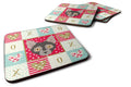 Lykoi Cat Love Foam Coasters Set of 4 Cup Coasters for Indoor Outdoor, Tabletop Protection, Anti Slip, Mouse pad Material