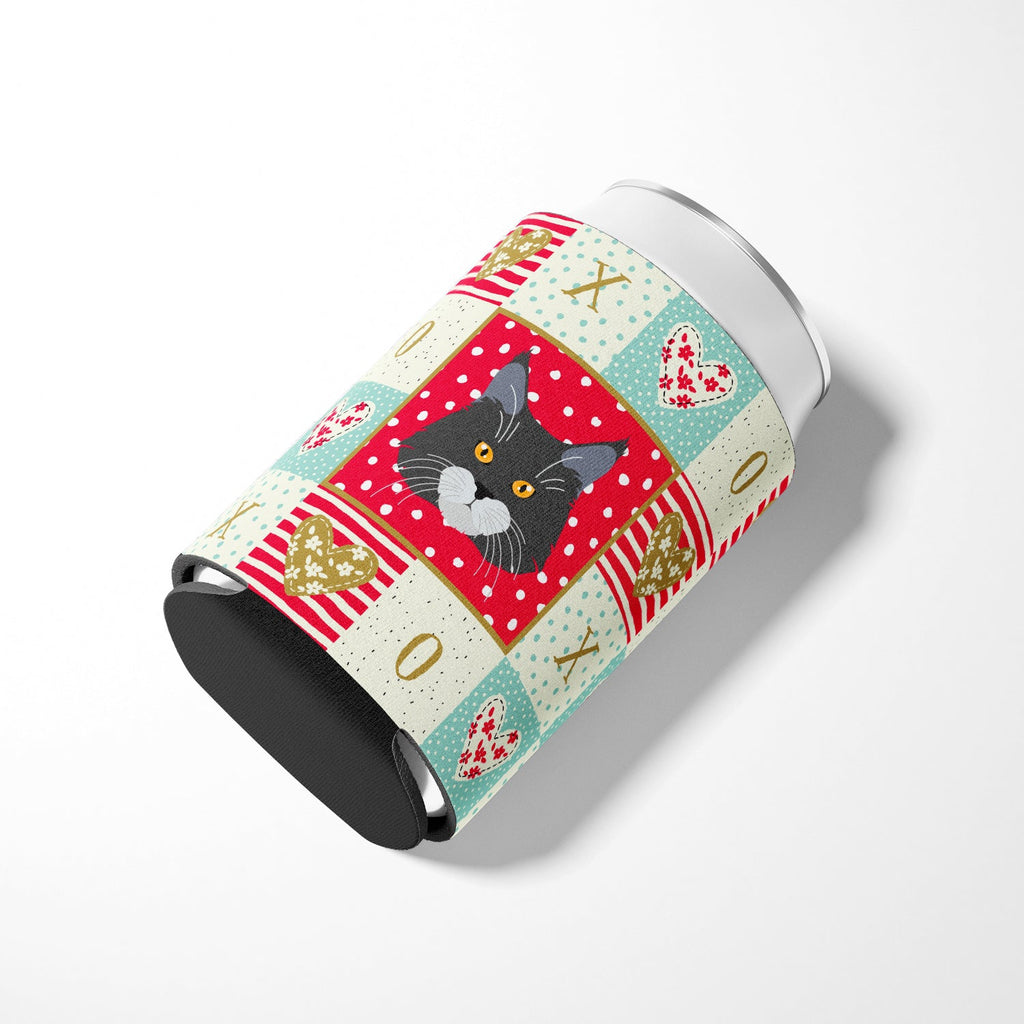 Maine Coon Cat Love Can or Bottle Hugger Cooler Sleeve for Standard 12 oz Cans, Insulated Foam Beer & Soda Can Hugger Reusable